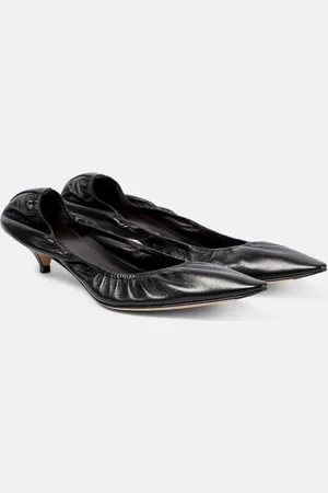 The Row Liisa leather pumps