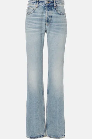 Saint Laurent Nico high-rise straight jeans