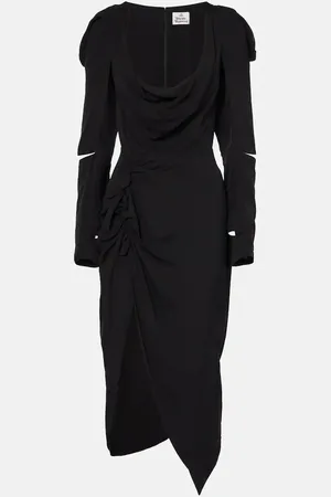 Vivienne Westwood Panther draped midi dress