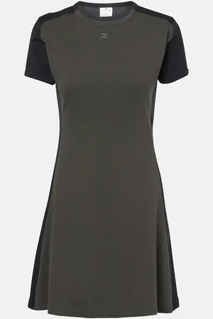 Courrèges CourrÃ¨ges Logo cotton jersey T-shirt dress