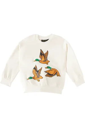 Mini Rodini Ducks cotton jersey sweatshirt