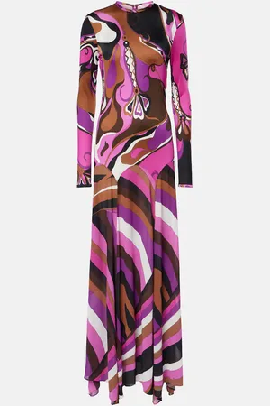 Puccini Orchidee and Iride printed gown