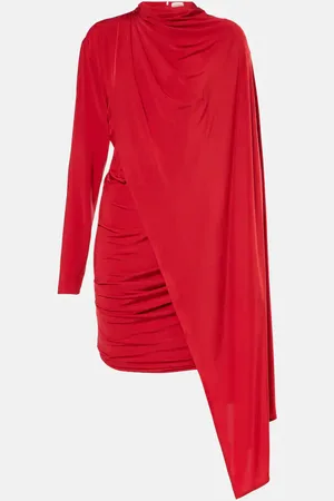 MAGDA BUTRYM Caped cupro-blend minidress