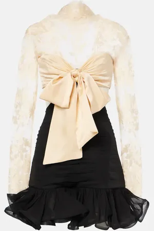 ZIMMERMANN Illustration Flounce lace-trimmed minidress