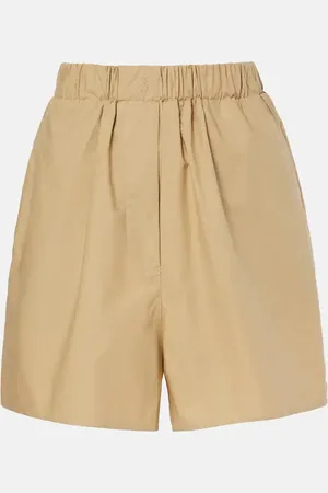 The Frankie Shop Lui high-rise cotton shorts