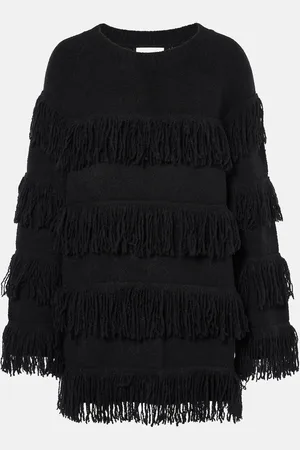 Lisa Yang Fringed cashmere-blend sweater