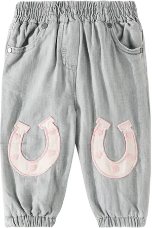 Stella McCartney Baby embroidered straight jeans