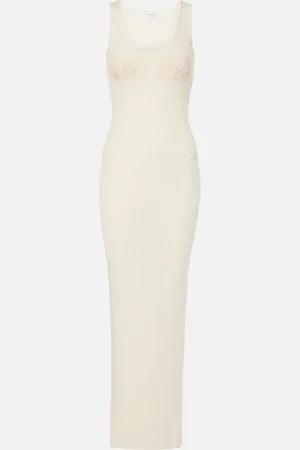 MAGDA BUTRYM Crochet linen and cotton maxi dress