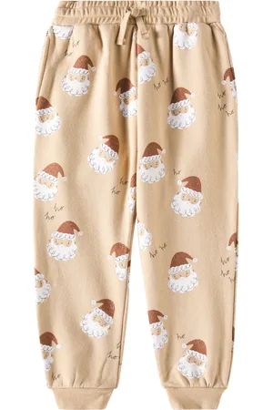 Rylee + Cru Printed cotton-blend sweatpants