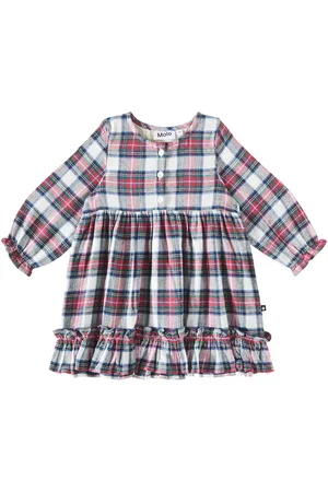 Molo Cele checked ruffled cotton dress