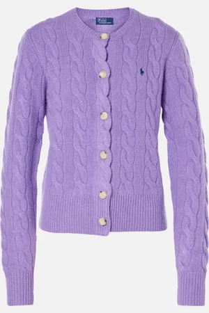 Ralph Lauren Cable-knit wool and cashmere cardigan