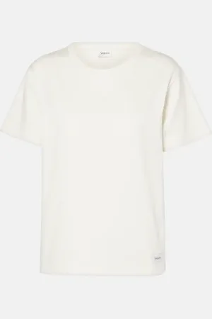 Saint Laurent Cotton-blend jersey T-shirt