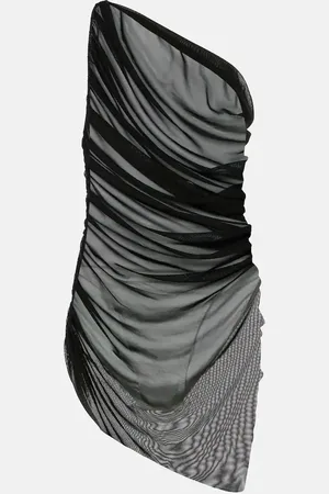 Norma Kamali Diana Miro sheer mesh minidress