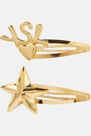 Saint Laurent Cassandre set of 2 hairclips