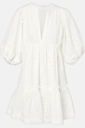 POUPETTE ST BARTH Aria broderie anglaise cotton minidress