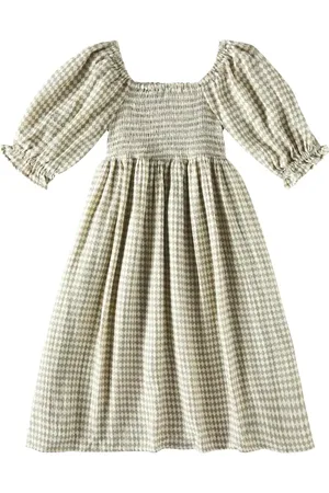 Rylee + Cru Adelaide smocked printed cotton dress