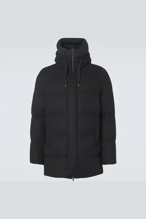 HERNO Silk and cashmere down coat