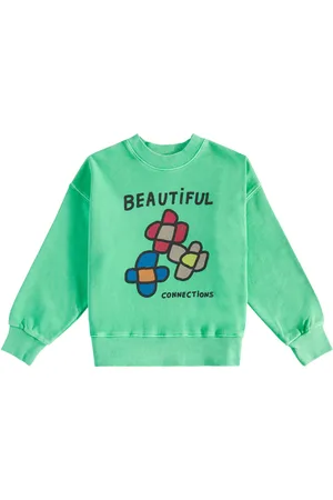 Jelly Mallow Flowers cotton sweatshirt