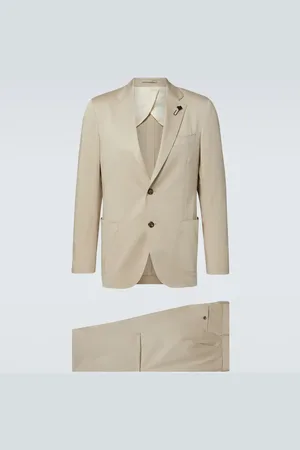 LARDINI Cotton-blend suit
