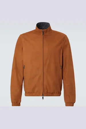 Ermenegildo Zegna Reversible leather blouson