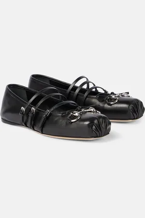 Gucci Horsebit leather ballet flats