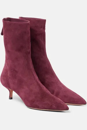 Aquazzura Montmartre suede ankle boots