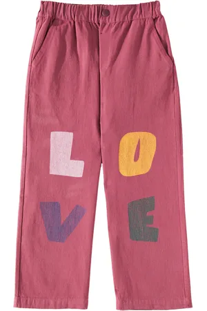 Jelly Mallow Love printed cotton pants
