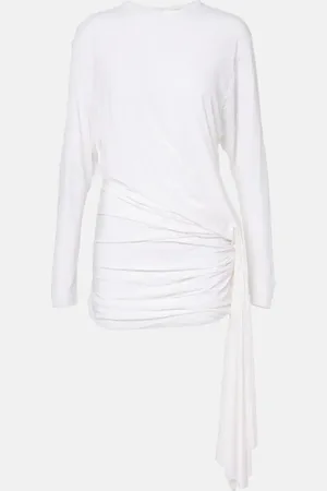 CHRISTOPHER ESBER Side Cowl draped jersey minidress