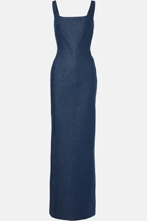 Jacquemus La Robe De-NÃ®mes Spoglio denim bustier dress
