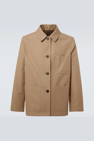 Loro Piana Yudaki reversible wool and cotton peacoat