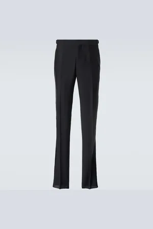 Rubinacci Modluca wool tuxedo pants