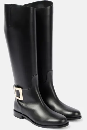 Roger Vivier Viv Riding leather knee-high boots
