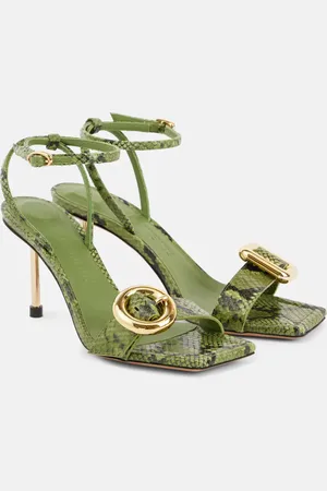 Jacquemus Les Sandales Regalo croc-effect leather sandals