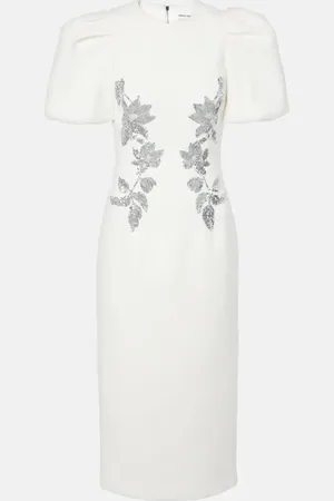 Rebecca Vallance Bridal Lucilla embellished midi dress