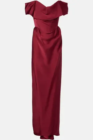 Vivienne Westwood Nova Cocotte crÃªpe satin bustier gown