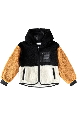 Moschino Teddy Bear colorblocked fleece jacket