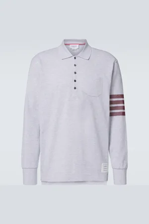 Thom Browne 4-Bar cotton polo shirt