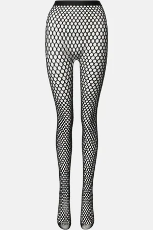 WARDROBE.NYC X RHW Web wool-blend tights