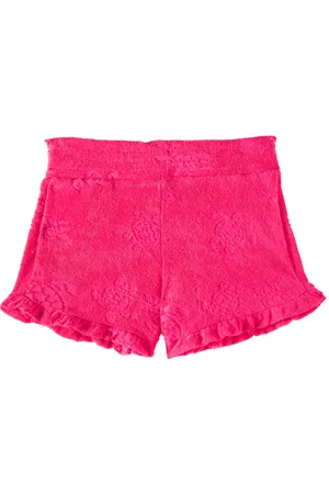Vilebrequin Jacquard ruffled cotton terry shorts