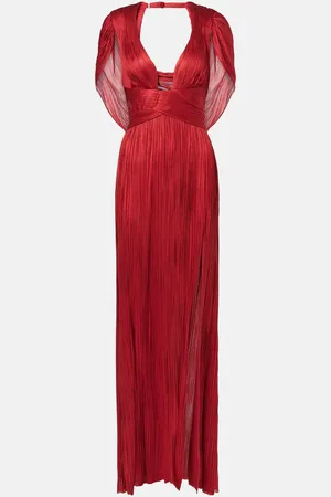 MARIA LUCIA HOHAN Laurel caped silk gown