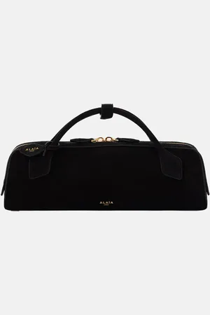 Alaïa AlaÃ¯a Le Teckel suede clutch