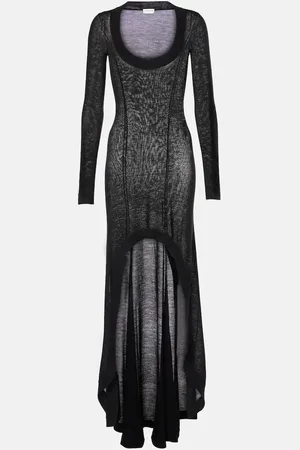 Saint Laurent Virgin wool maxi dress