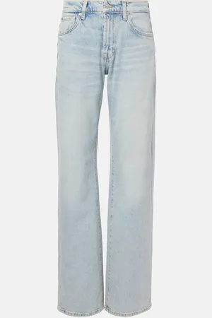 7 for all Mankind Tess Trouser high-rise straight jeans