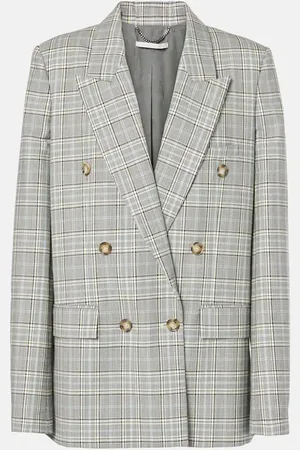 Stella McCartney Prince of Wales check wool blazer