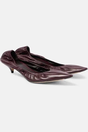 The Row Liisa leather pumps