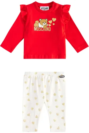 Moschino Baby jersey top and pants set