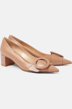Gianvito Rossi Venezia leather pumps