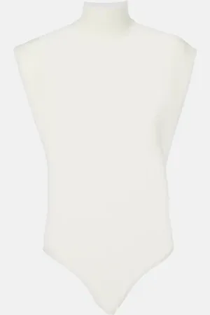 Alaïa AlaÃ¯a Turtleneck wool bodysuit