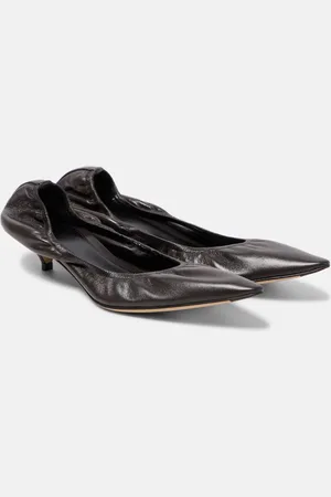 The Row Liisa leather pumps
