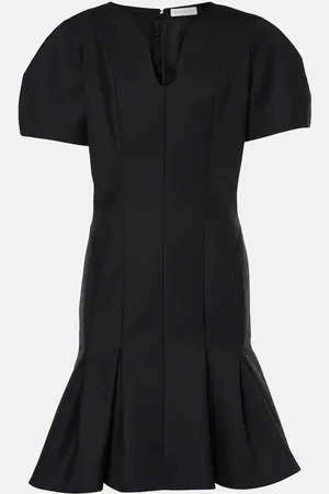 Nina Ricci Wool gabardine midi dress